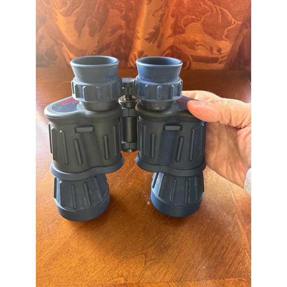 BlueWater B-300 Binoculars 7x50 Fully Coated Marine Blue Rubber Armore.